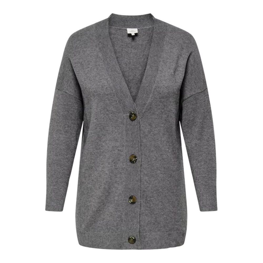 Only Womens/Ladies V Neck Relaxed Fit Cardigan / Chocolate